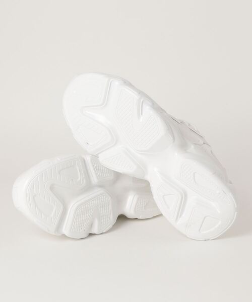 Figments（フィグメンツ）の「ボリュームスニーカー（スニーカー・レディース・ホワイト/ブラック・SMALL/MEDIUM/LARGE）」の4枚目の写真