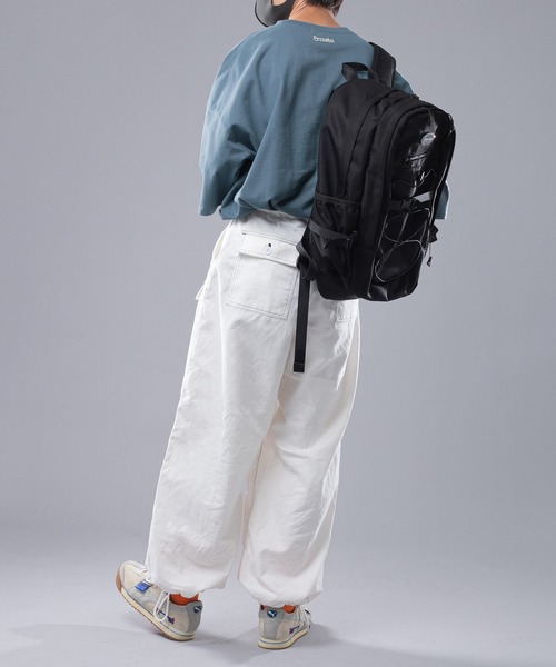 Perushu（ペルーシュ）の「ステッチスノーカーゴパンツ（カーゴパンツ・メンズ・オフホワイト/ブラック/ライトブルー・SMALL/MEDIUM/LARGE）」の6枚目の写真