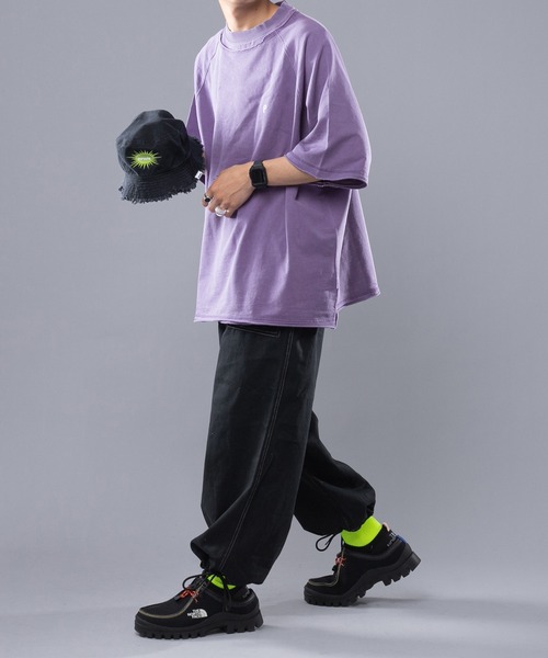 Perushu（ペルーシュ）の「ステッチスノーカーゴパンツ（カーゴパンツ・メンズ・オフホワイト/ブラック/ライトブルー・SMALL/MEDIUM/LARGE）」の18枚目の写真