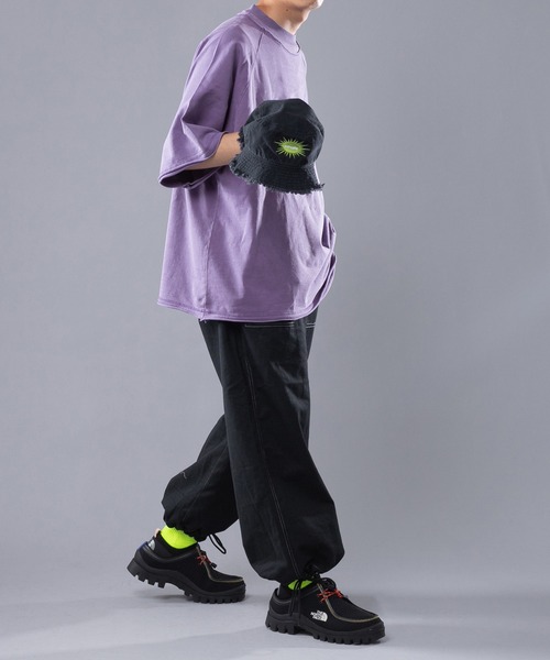 Perushu（ペルーシュ）の「ステッチスノーカーゴパンツ（カーゴパンツ・メンズ・オフホワイト/ブラック/ライトブルー・SMALL/MEDIUM/LARGE）」の19枚目の写真