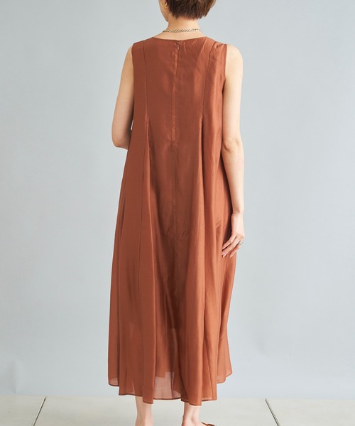 DouDou（ドゥドゥ）の「切替フレアワンピース（ワンピース・レディース・ブラック/ピンク/キャメル・FREE）」の21枚目の写真