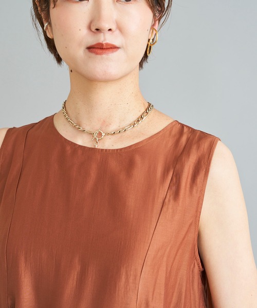 DouDou（ドゥドゥ）の「切替フレアワンピース（ワンピース・レディース・ブラック/ピンク/キャメル・FREE）」の22枚目の写真