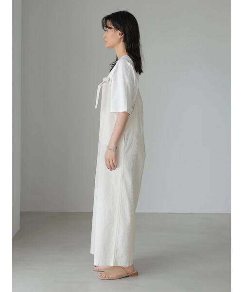 AMERICAN HOLIC（アメリカンホリック）の「綿ピケサロペット（サロペット/オーバーオール・レディース・チャコールグレー/アイボリー・FREE）」の20枚目の写真