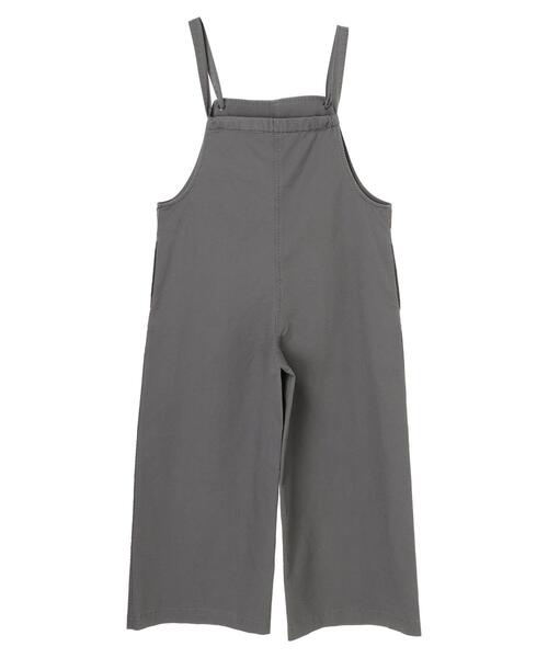 AMERICAN HOLIC（アメリカンホリック）の「綿ピケサロペット（サロペット/オーバーオール・レディース・チャコールグレー/アイボリー・FREE）」の9枚目の写真