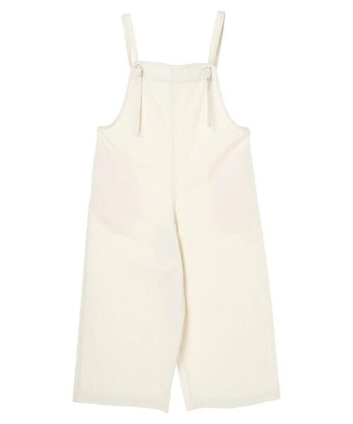 AMERICAN HOLIC（アメリカンホリック）の「綿ピケサロペット（サロペット/オーバーオール・レディース・チャコールグレー/アイボリー・FREE）」の5枚目の写真