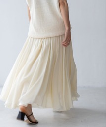 maison シルクコットンサーキュラースカート◆