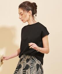 BEAUTY&YOUTH UNITED ARROWS | BY∴ クルーネックフレンチスリーブカットソー(Tシャツ/カットソー)