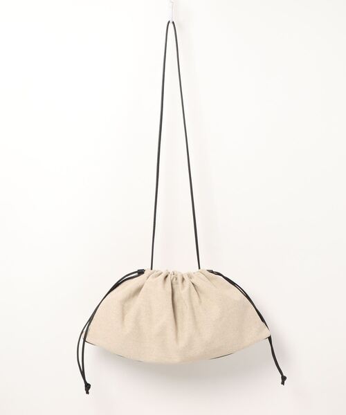 SLOBE IENA(スローブイエナ)の「【Le vernis / ル ベルニ】 コンビワイド巾着バッグ◆(ハンドバッグ・レディース・ブラック・FREE)」の8枚目の写真