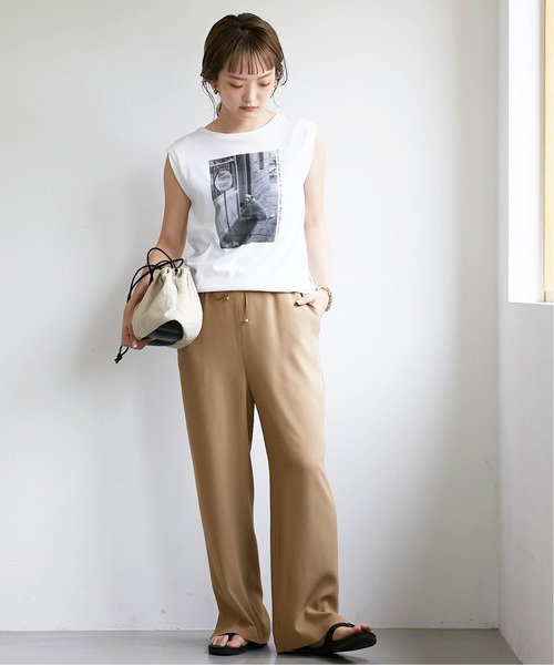 SLOBE IENA(スローブイエナ)の「【Le vernis / ル ベルニ】 コンビワイド巾着バッグ◆(ハンドバッグ・レディース・ブラック・FREE)」の15枚目の写真