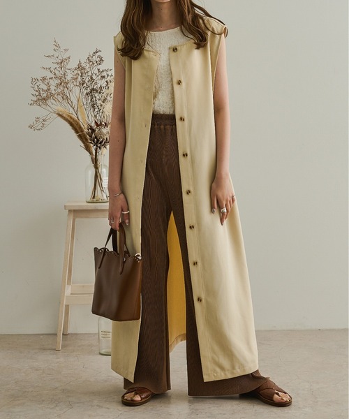 Ambre Neige（アンブルネージュ）の「3WAYノースリーブワンピース／【WEB/EC限定商品】（ワンピース・レディース・アイボリー/ライトブラウン/マスタード・FREE）」の17枚目の写真