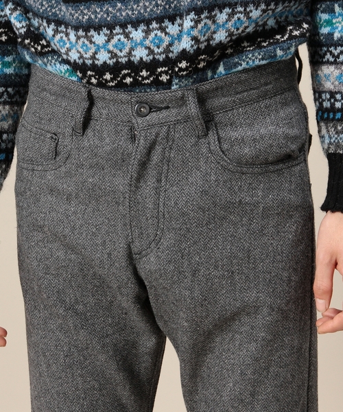 BEAUTY&YOUTH UNITED ARROWS（ビューティーアンドユースユナイテッドアローズ）の「BY ホームスパン 5ポケット-スリム パンツ ◆（その他パンツ・メンズ・グレー/ダークグレー・X-LARGE/LARGE/MEDIUM/SMALL）」の14枚目の写真