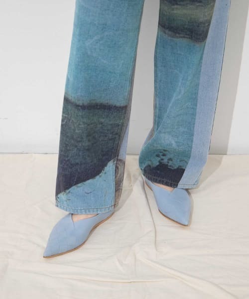 MAISON EUREKA（メゾンエウレカ）の「MAISON EUREKA　POINTED MESH PUMPS（パンプス・レディース・ライトブルー/ブラック/ピンクベージュ・38/39/36/37）」の9枚目の写真