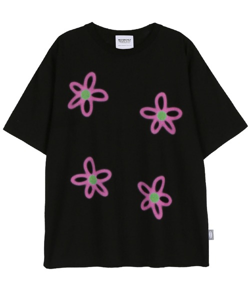 MISTERCHILD（ミスターチャイルド）の「【MISTERCHILD】FLOWER SIGN T SHIRTS（Tシャツ/カットソー・メンズ・ブラック/ホワイト・L/M）」の16枚目の写真