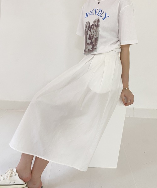 fd style（エフディ スタイル）の「[FD]Aラインスカート（スカート・レディース・ホワイト/ブラック・FREE）」の7枚目の写真
