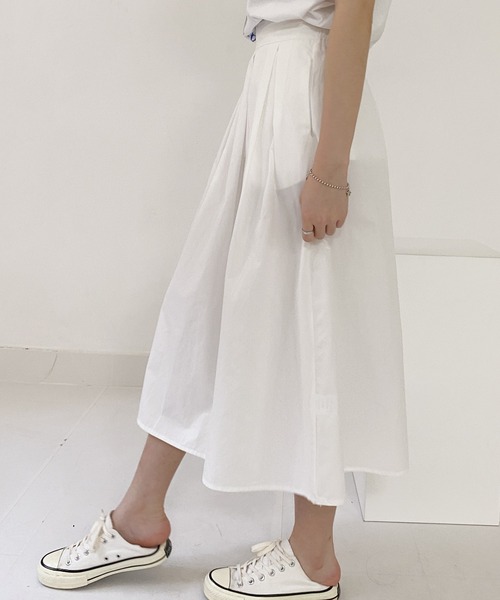 fd style（エフディ スタイル）の「[FD]Aラインスカート（スカート・レディース・ホワイト/ブラック・FREE）」の3枚目の写真