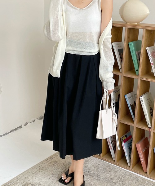 fd style（エフディ スタイル）の「[FD]Aラインスカート（スカート・レディース・ホワイト/ブラック・FREE）」の10枚目の写真