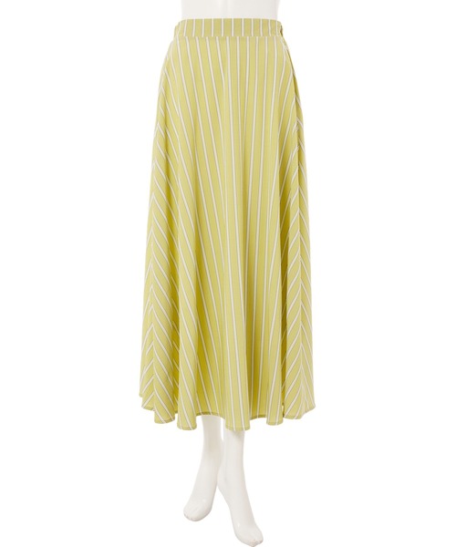 fifth(フィフス)の「ストライプフレアスカート(スカート・レディース・ブラック/イエロー/ブルー・MEDIUM)」の6枚目の写真