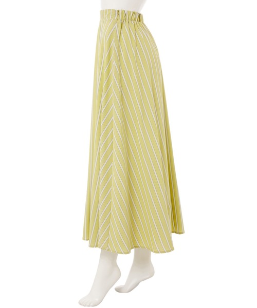 fifth(フィフス)の「ストライプフレアスカート(スカート・レディース・ブラック/イエロー/ブルー・MEDIUM)」の7枚目の写真