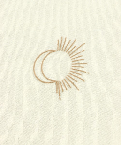 ALEXIA STAM（アリシアスタン）の「Sun & Moon Tee/サンアンドムーンティ（Tシャツ/カットソー・レディース・アイボリー/テラコッタ・FREE）」の14枚目の写真