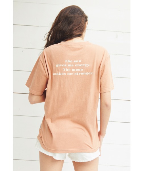ALEXIA STAM（アリシアスタン）の「Sun & Moon Tee/サンアンドムーンティ（Tシャツ/カットソー・レディース・アイボリー/テラコッタ・FREE）」の10枚目の写真