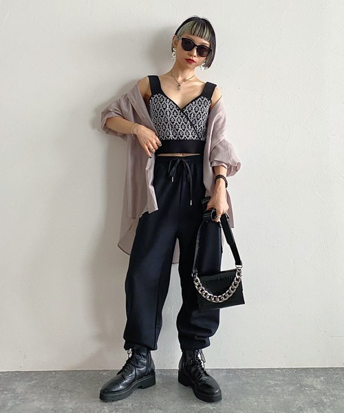 PAGEBOY（ページボーイ）の「シアーローンチュニックシャツ（シャツ/ブラウス・レディース・ブラック/ブルー/アイボリー/ブラウン系その他/グレイッシュベージュ・FREE）」の11枚目の写真