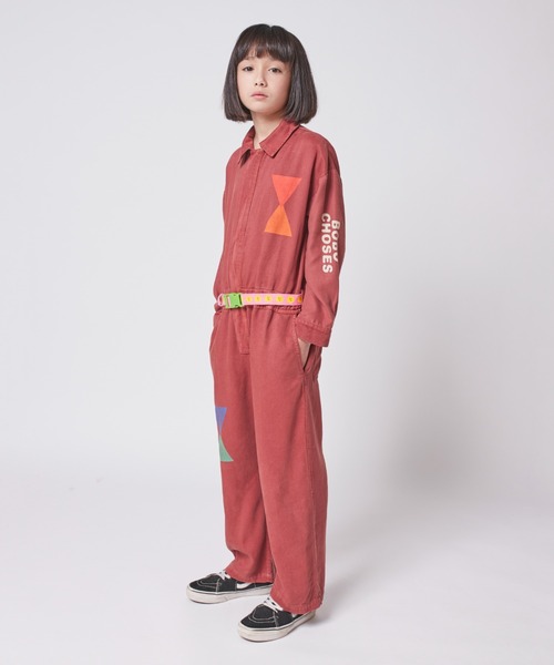 セール】Geometric woven overall（つなぎ/オールインワン）｜BOBO