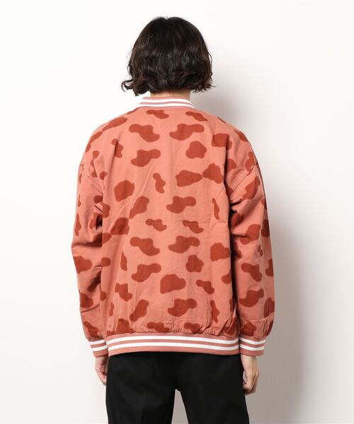 HOOK（フック）の「【HOOK】「クモ＆クマ」総柄スタジャンブルゾン（スタジャン・メンズ・ブラック/カーキ/ブルー/ブラック系その他/オレンジ・L/XL/M）」の20枚目の写真