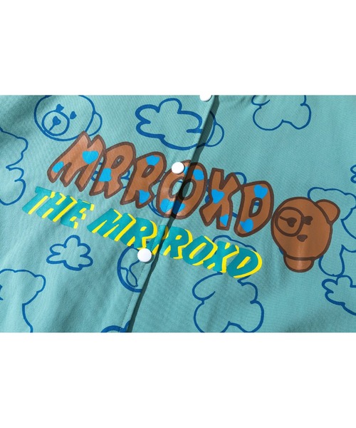 HOOK（フック）の「【HOOK】「クモ＆クマ」総柄スタジャンブルゾン（スタジャン・メンズ・ブラック/カーキ/ブルー/ブラック系その他/オレンジ・L/XL/M）」の21枚目の写真