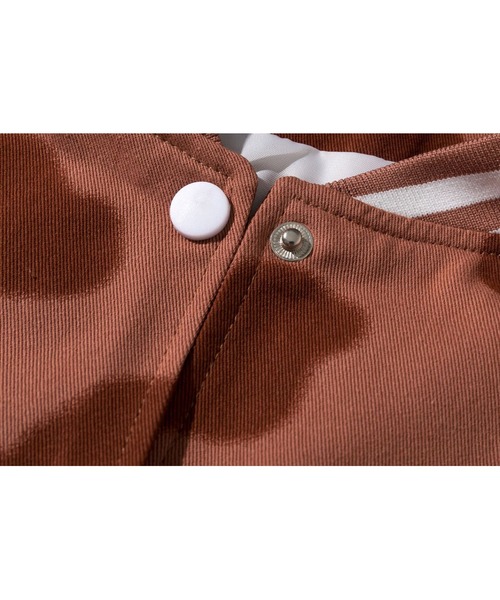 HOOK（フック）の「【HOOK】「クモ＆クマ」総柄スタジャンブルゾン（スタジャン・メンズ・ブラック/カーキ/ブルー/ブラック系その他/オレンジ・L/XL/M）」の16枚目の写真