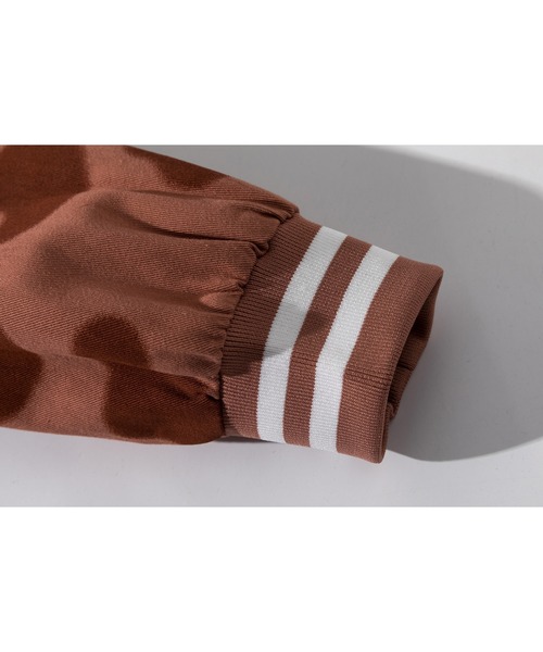 HOOK（フック）の「【HOOK】「クモ＆クマ」総柄スタジャンブルゾン（スタジャン・メンズ・ブラック/カーキ/ブルー/ブラック系その他/オレンジ・L/XL/M）」の22枚目の写真