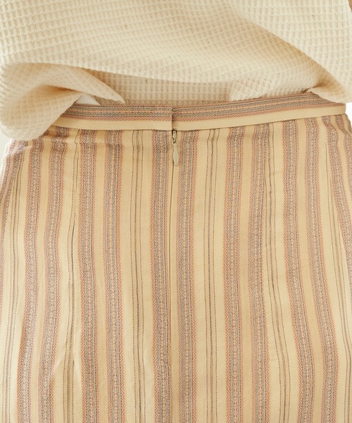 nitca（ニトカ）の「.._*◇マルチストライプストレートスカート（スカート・レディース・ベージュ/ブラウン・FREE）」の22枚目の写真