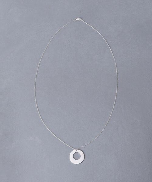AFTER SHAVE CLUB（アフターシェイヴクラブ）の「＜AFTER SHAVE CLUB（アフターシェイブクラブ）＞CIRCLE ネックレス（ネックレス・レディース・シルバー・FREE）」の2枚目の写真
