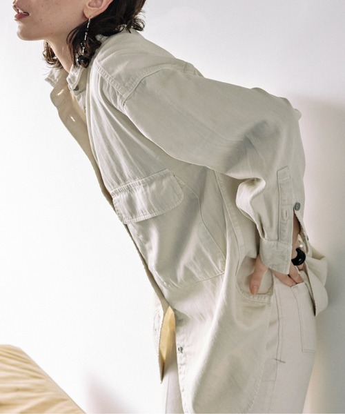 YANUK（ヤヌーク）の「【YANUK】C.P.Oシャツ/ECRU/別注（シャツ