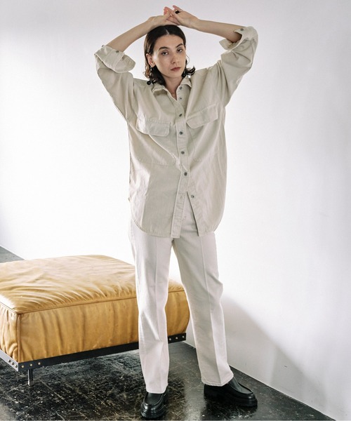 YANUK（ヤヌーク）の「【YANUK】C.P.Oシャツ/ECRU/別注（シャツ