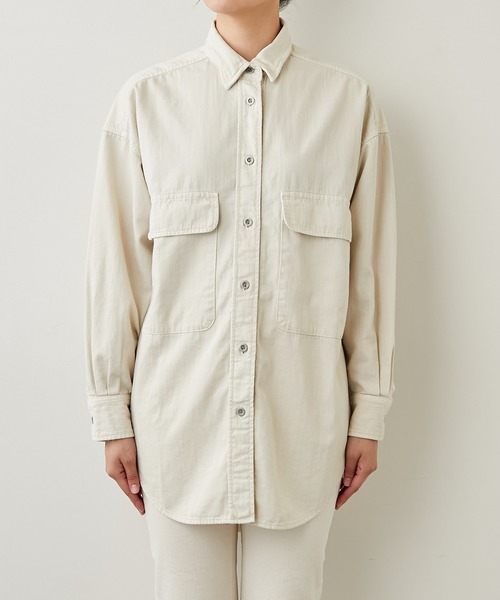 YANUK（ヤヌーク）の「【YANUK】C.P.Oシャツ/ECRU/別注（シャツ