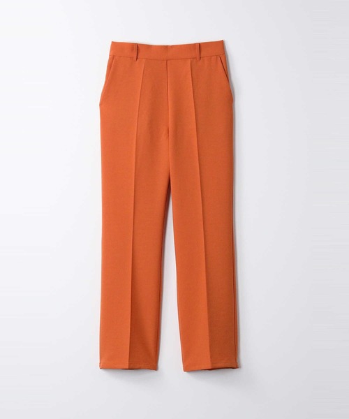 HONEYSUCKLE ROSE（ハニーサックルローズ）の「【HONEYSUCKLE ROSE】フレアカラーイージーパンツ（スラックス・レディース・レッド/オレンジ/グリーン/オフホワイト/ブラック・L/M）」の10枚目の写真