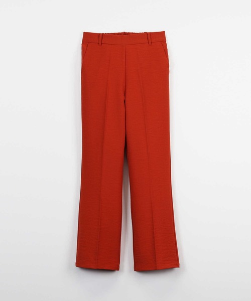 HONEYSUCKLE ROSE（ハニーサックルローズ）の「【HONEYSUCKLE ROSE】フレアカラーイージーパンツ（スラックス・レディース・レッド/オレンジ/グリーン/オフホワイト/ブラック・L/M）」の11枚目の写真