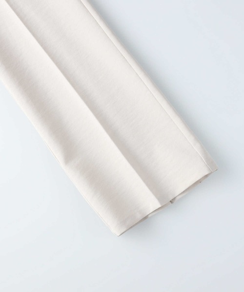 HONEYSUCKLE ROSE（ハニーサックルローズ）の「【HONEYSUCKLE ROSE】フレアカラーイージーパンツ（スラックス・レディース・レッド/オレンジ/グリーン/オフホワイト/ブラック・L/M）」の6枚目の写真