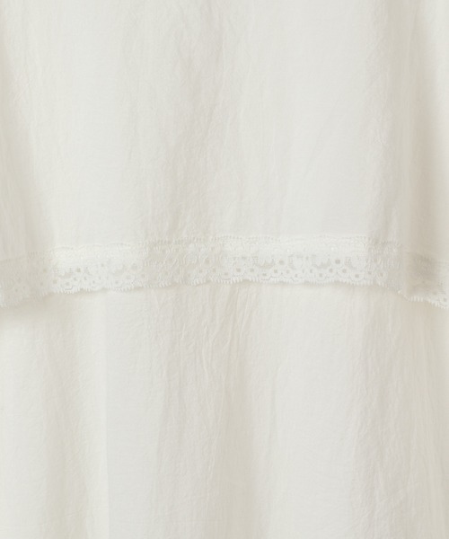 GLOBAL WORK(グローバルワーク)の「【AND YUA ANY】BIGエリレースブラウス/216703(シャツ/ブラウス・キッズ・ホワイト/ブラック/パープル系その他2・150cm/160cm)」の12枚目の写真