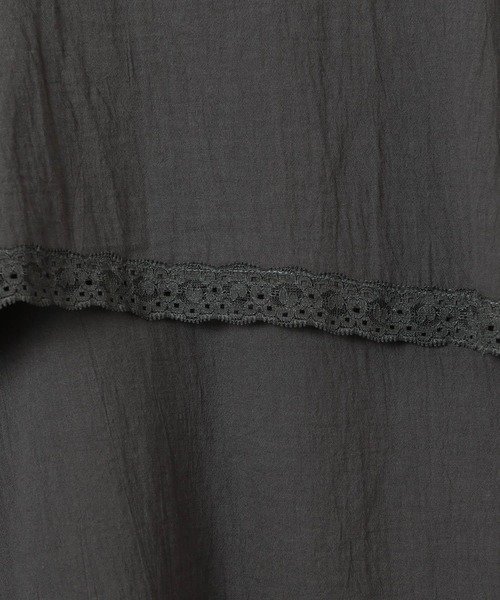 GLOBAL WORK(グローバルワーク)の「【AND YUA ANY】BIGエリレースブラウス/216703(シャツ/ブラウス・キッズ・ホワイト/ブラック/パープル系その他2・150cm/160cm)」の14枚目の写真