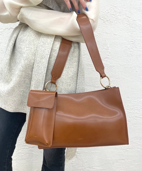 loti（ロティ）の「WEB限定 loti ワイドハンドルミニBAG（ハンドバッグ・レディース・ブラウン/ブラック・ONE SIZE）」の20枚目の写真
