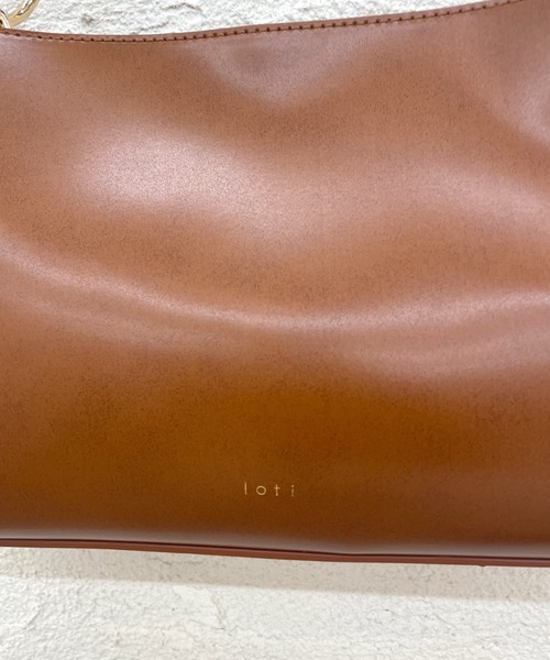 loti（ロティ）の「WEB限定 loti ワイドハンドルミニBAG（ハンドバッグ・レディース・ブラウン/ブラック・ONE SIZE）」の13枚目の写真
