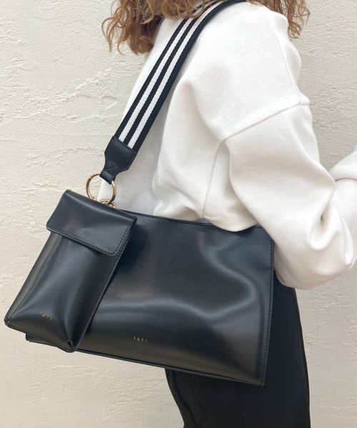 loti（ロティ）の「WEB限定 loti ワイドハンドルミニBAG（ハンドバッグ・レディース・ブラウン/ブラック・ONE SIZE）」の21枚目の写真