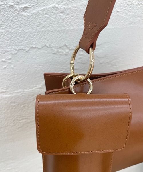 loti（ロティ）の「WEB限定 loti ワイドハンドルミニBAG（ハンドバッグ・レディース・ブラウン/ブラック・ONE SIZE）」の16枚目の写真