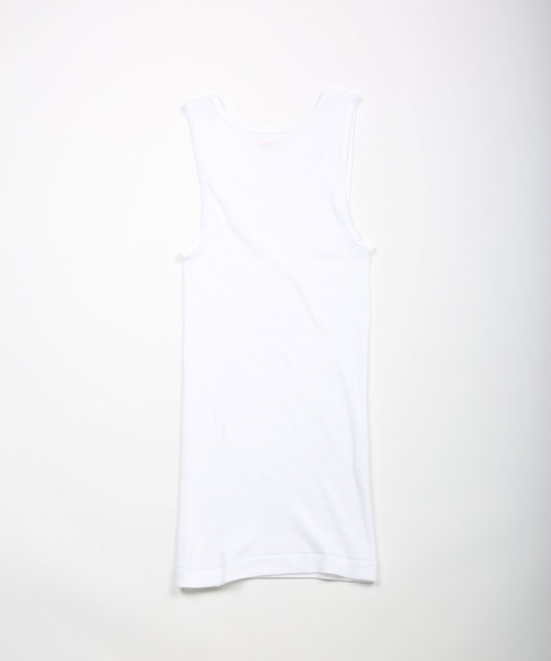 HANES（ヘインズ）の「【HANES/ヘインズ】パック入りリブタンクトップ（2Ｐ）HM2-K701/無地/2枚組み（タンクトップ・メンズ・ブラック/グレー/ホワイト/スミクロ・LARGE/MEDIUM/SMALL）」の7枚目の写真