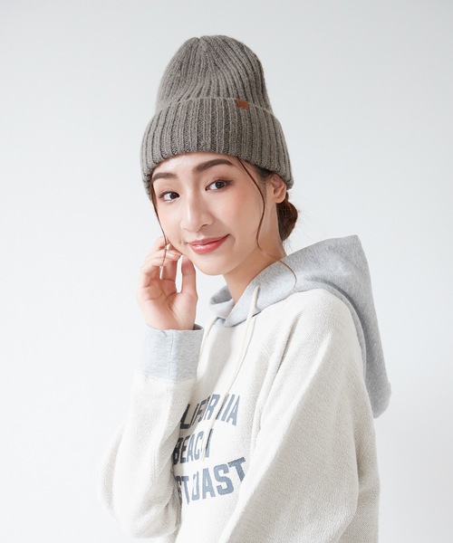Ocean Pacific(オーシャンパシフィック)の「【OP / オーピー】レディースニットキャップ スキー スノボー(ニットキャップ/ビーニー・レディース・ベージュ/ピンク/ブルー/ダークグレー・FREE)」の11枚目の写真