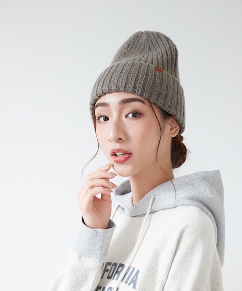 Ocean Pacific(オーシャンパシフィック)の「【OP / オーピー】レディースニットキャップ スキー スノボー(ニットキャップ/ビーニー・レディース・ベージュ/ピンク/ブルー/ダークグレー・FREE)」の12枚目の写真