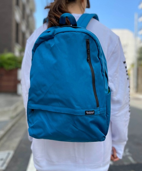 Healthknit（ヘルスニット）の「Healthknit Product/撥水ナイロン１１ポケットリュック HKB-1156（バックパック/リュック・メンズ・ネイビー/オリーブ/ベージュ系その他/ベージュ/オレンジ/ブラック/ラベンダー/ブルー/ライトグリーン/パープル/グレー・ONESIZE）」の22枚目の写真