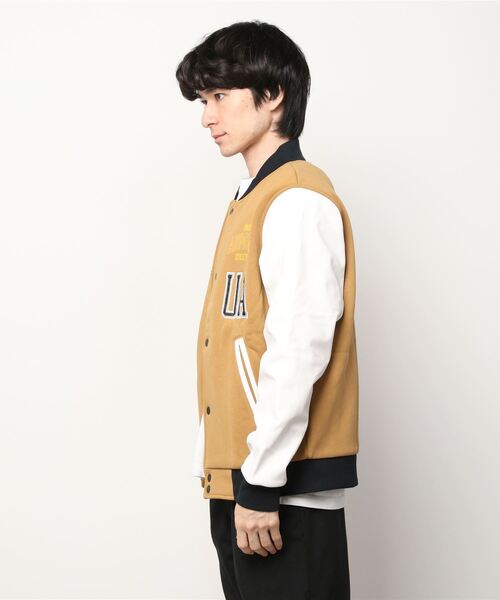 UNDER ARMOUR(アンダーアーマー)の「UAオリジネイター レターマン(トレーニング/メンズ)(スウェット・メンズ・ブラウン・M/XXL/L/S/XL/3XL)」の2枚目の写真