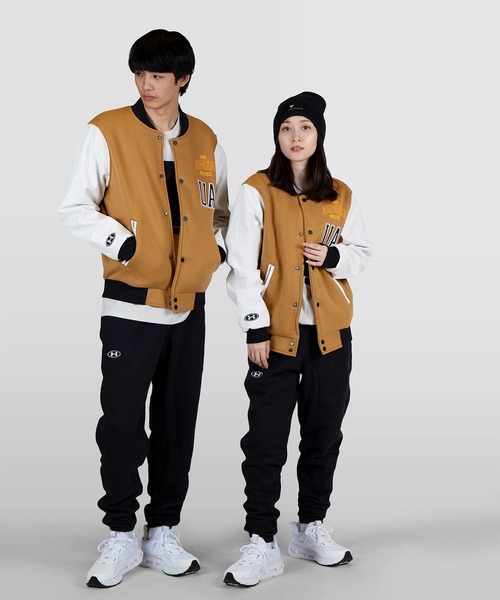 UNDER ARMOUR(アンダーアーマー)の「UAオリジネイター レターマン(トレーニング/メンズ)(スウェット・メンズ・ブラウン・M/XXL/L/S/XL/3XL)」の7枚目の写真